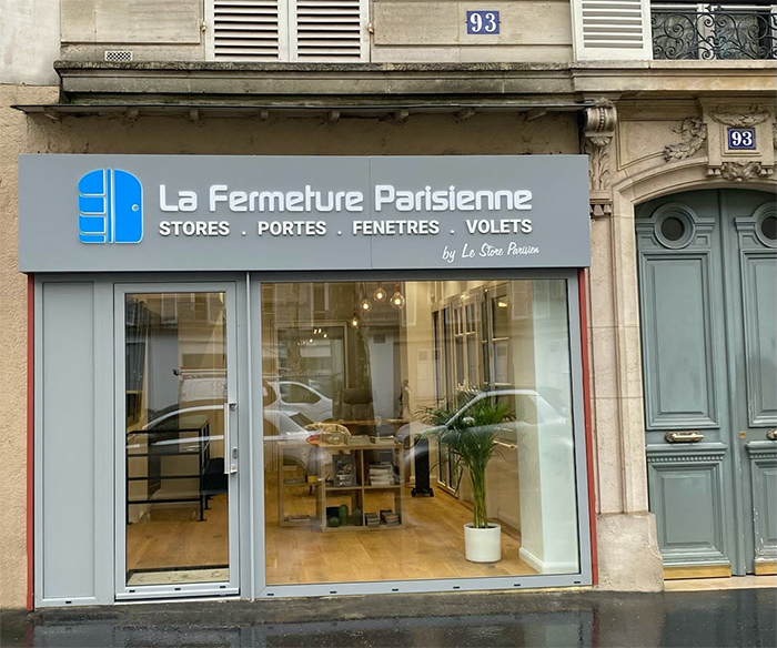 Showroom stores et fermetures paris 17