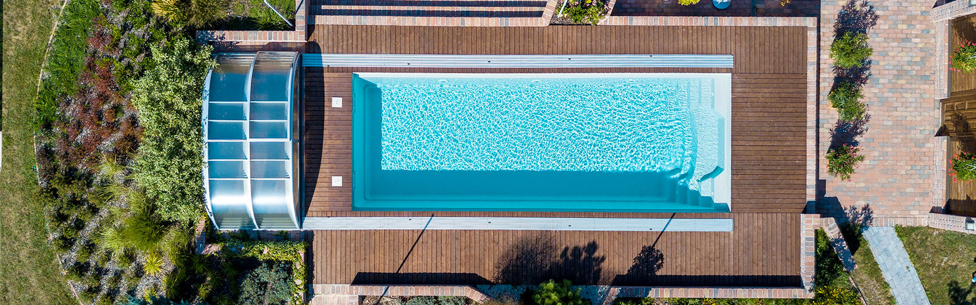 Abris piscine Aquacomet - Pose dans les yvelines et Hauts-de-Seine