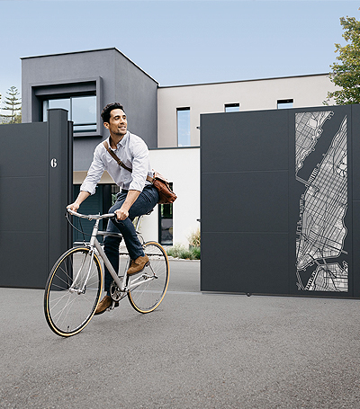 Portails design architecte en aluminium - Installation dans les Yvelines 78 - La Fermeture Parisienne