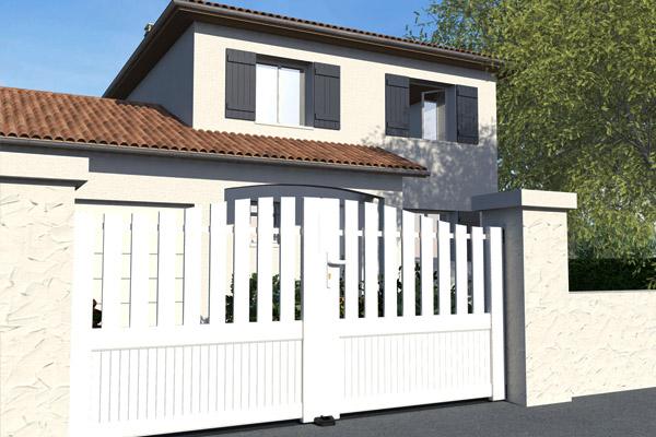 Installation de portails et clôtures en PVC sur mesure à Croissy-sur-Seine - La Fermeture Parisienne - Yvelines